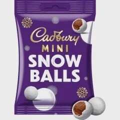 Cadbury Mini Snowballs, bag