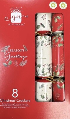 Seasons Greetings Christmas Crackers