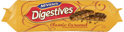 McVities Digestives Caramel and Chocolate