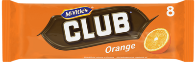 McVities Orange Club 7pack