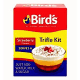 Birds Trifle, Flavour: Strawberry