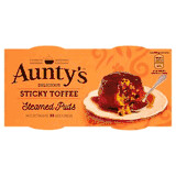 Auntys Puddings, two pack, Flavour: Sticky Toffee