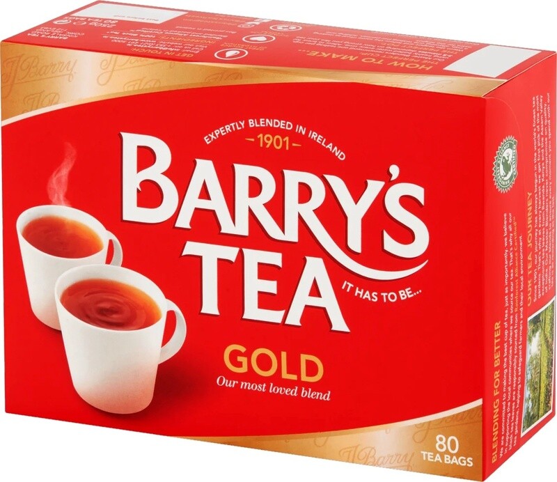 Barrys Tea, 80 teabags, Flavour: Gold Blend