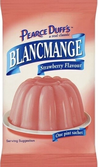 Pearce Duffs Blancmange, Other: Strawberry Flavour