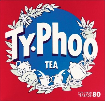 Typhoo Tea, 80 teabags