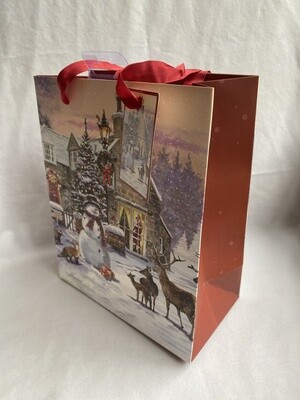 Christmas Snowman Gift Bag