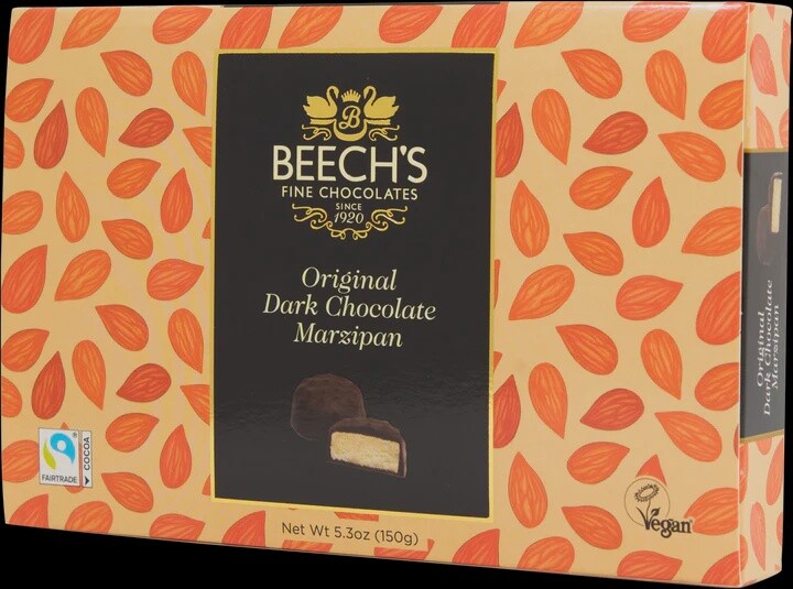 Beech’s Dark Choc Covered Marzipan, 150g