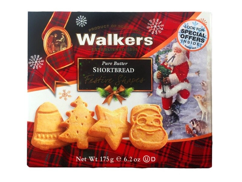 Walkers Shortbread Festive Shapes, 6oz