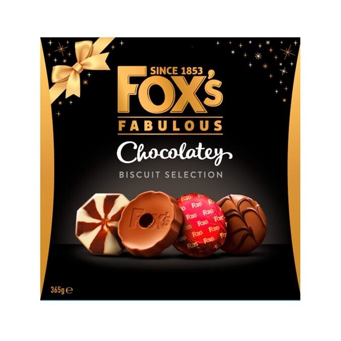 Fox’s Chocolately Biscuit Selection carton, 365g