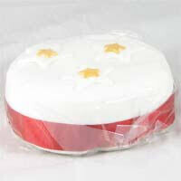 Christmas Cake, Size: All Over Iced 6”