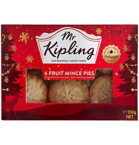 Mr Kipling Mince Pies, 6 pack