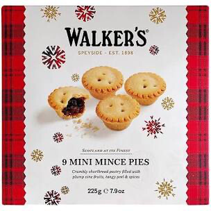Walkers Luxury Mini Mincemeat Tarts, 9 pack