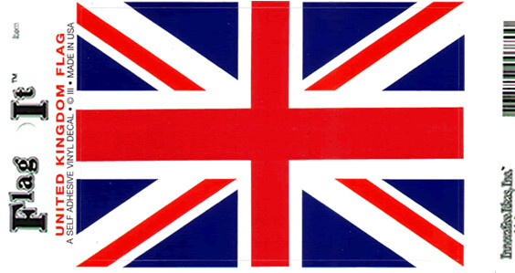 Stickers - rectangular - 3.5” x 5”, Other: United Kingdom