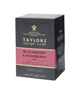 Taylors of Harrogate, box of 20 teabags, Flavour: Blackberry and Raspberry
