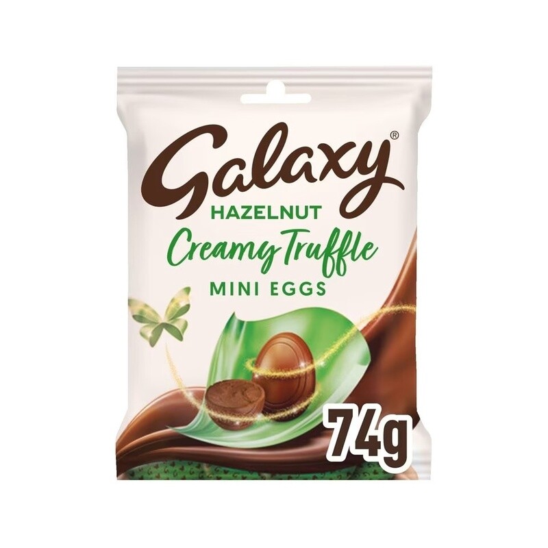 Galaxy Hazelnut Creamy Truffle Mini Eggs, 74g