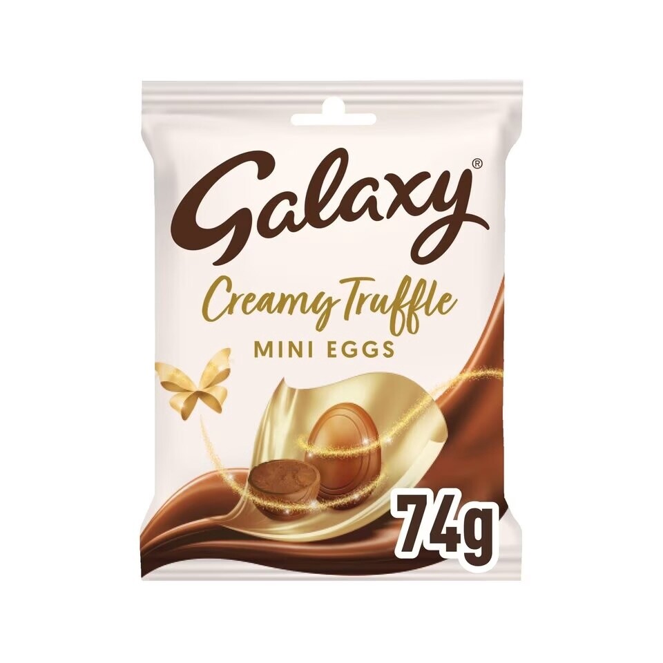 Galaxy Creamy Truffle Mini Eggs, 74g