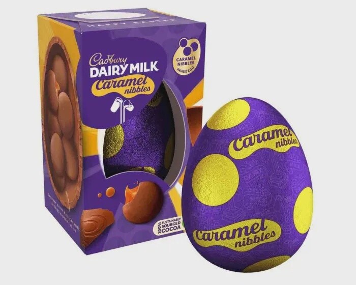 Cadbury Caramel Nibbles, 96g