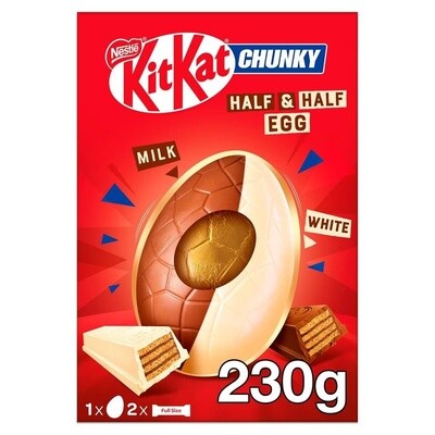 Kit Kat Chunky, White and Milk, 230g