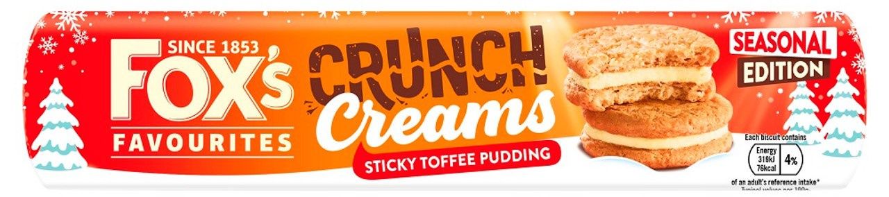 Fox’s Sticky Toffee Pudding Crunch Creams