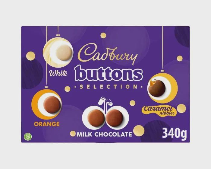 Cadbury Buttons Selection Box, 340g