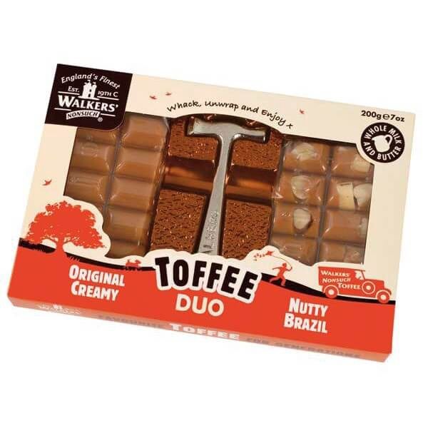 Walkers Duo Toffee slabs w/hammer