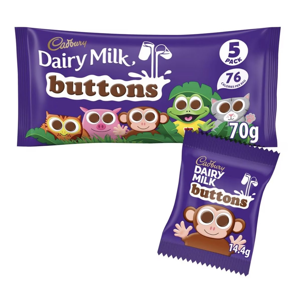 Cadbury Buttons, 5 pack