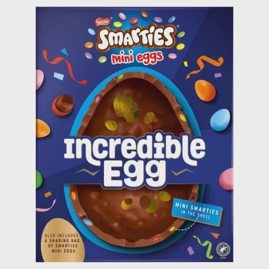 Nestle Smarties Inclusion Egg, 380g