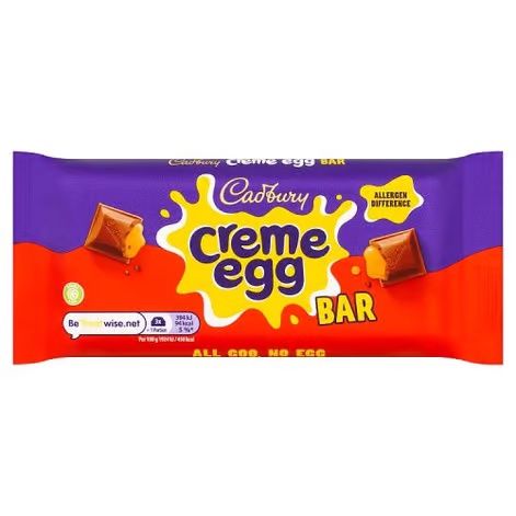 Cadbury Creme Egg Bar, 123g