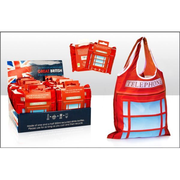 Telephone Box Fold Up Shopping Bag