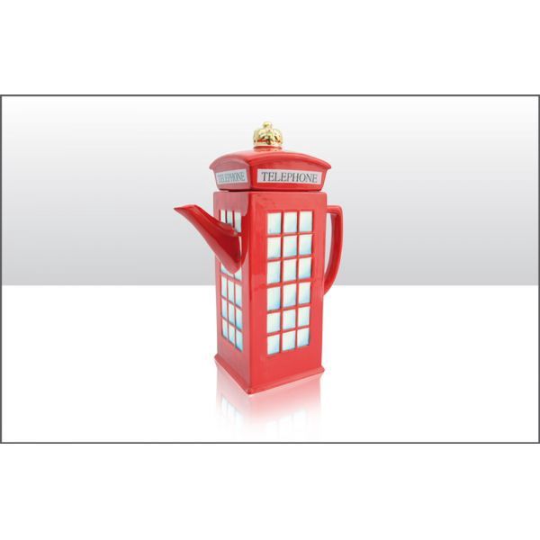 Telephone Box Ornamental Teapot