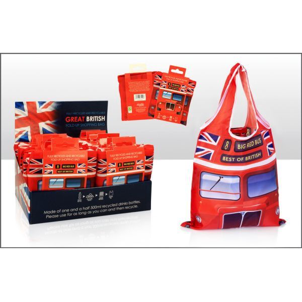Bus Fold Up Shopping Bag