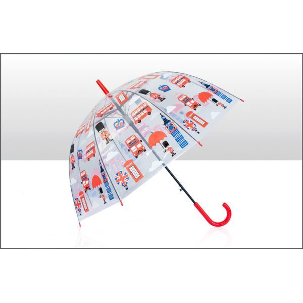 London Domed Transparent Umbrella