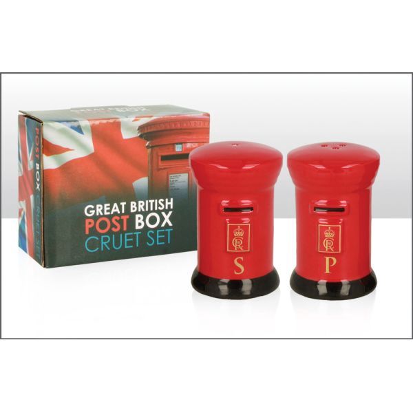 Post Box Ceramic Cruet Set