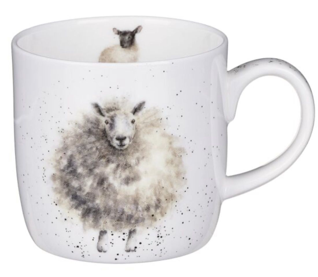 Portmeirion 11 fl oz mug, Design: The Wooly Jumper
