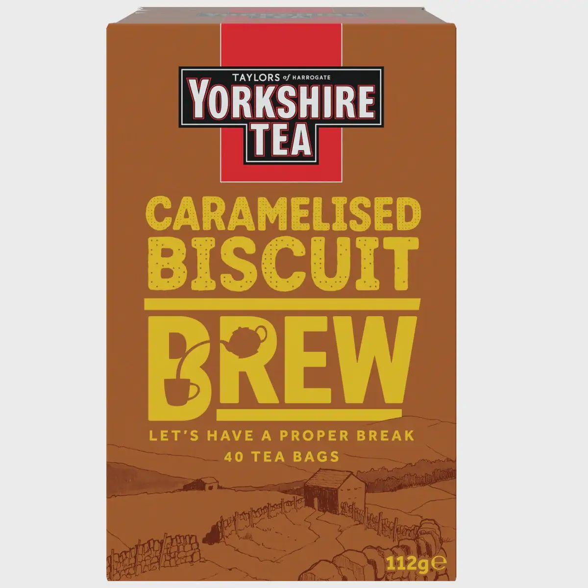 Yorkshire Tea 40&#39;s Caramelized Biscuit