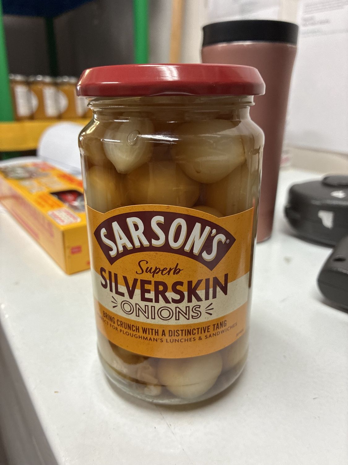 Sarsons Superb Silverskin Onions