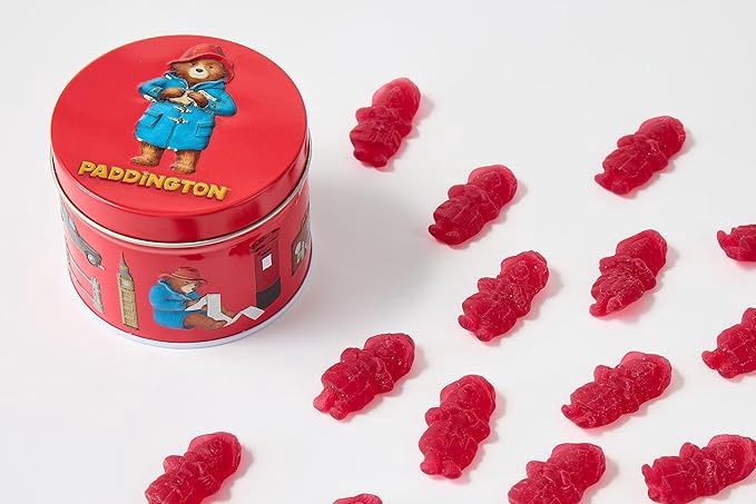 Paddington Bear Gift Tin, Vegan Fruit Gummies
