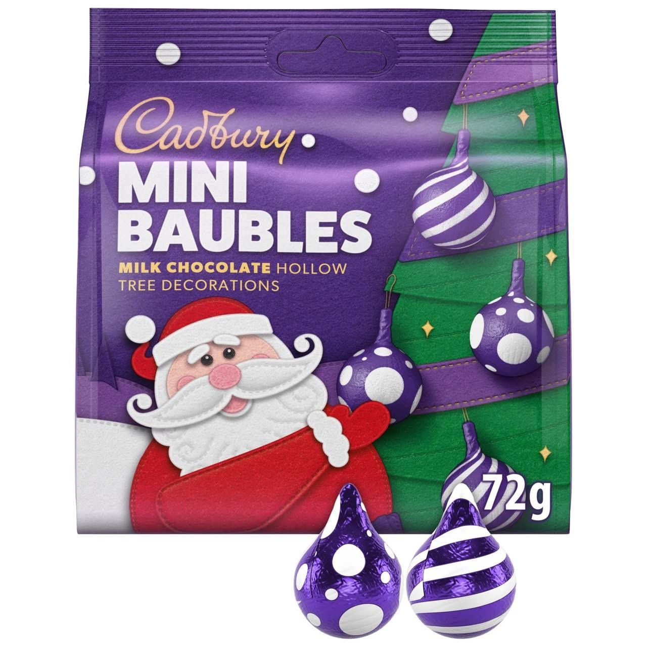 Cadbury Mini Baubles Chocolate Tree Decorations