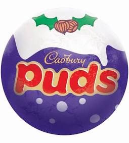 Cadbury Christmas Puds, single