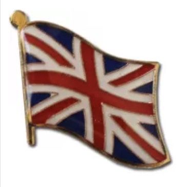 Pin, single flag