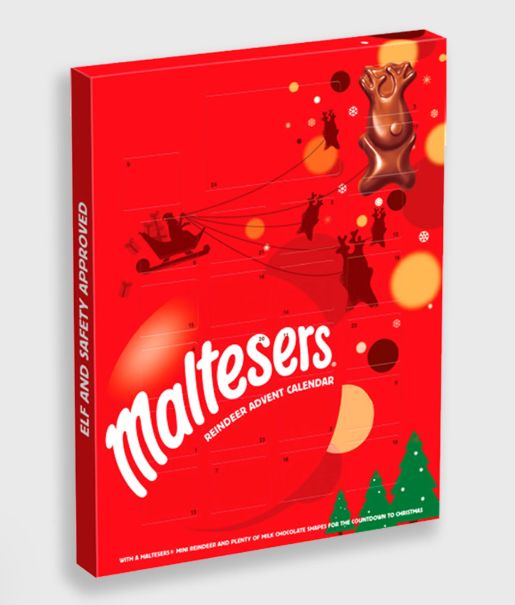 Maltesers Mini Reindeer Advent Calendar, 108g