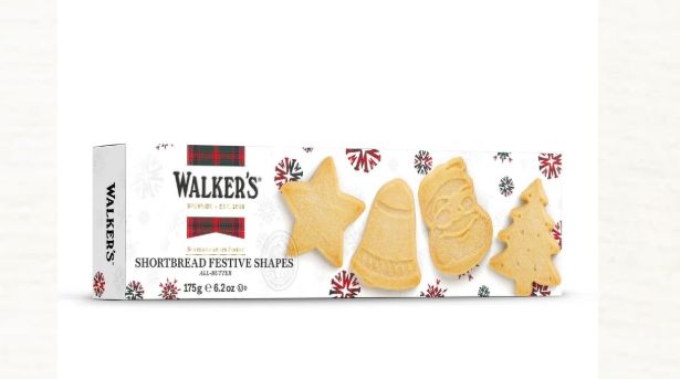 Walkers Shortbread Festive Shapes, 6.2oz