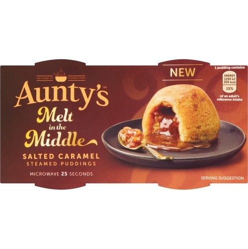 Auntys Melt in the Middle Puddings, 2 pack