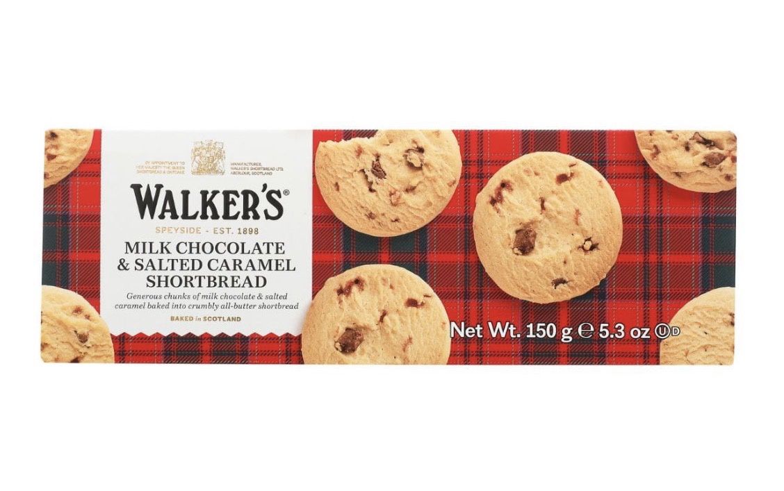 Walkers Shortbread, Salted Caramel and Choc Chunk