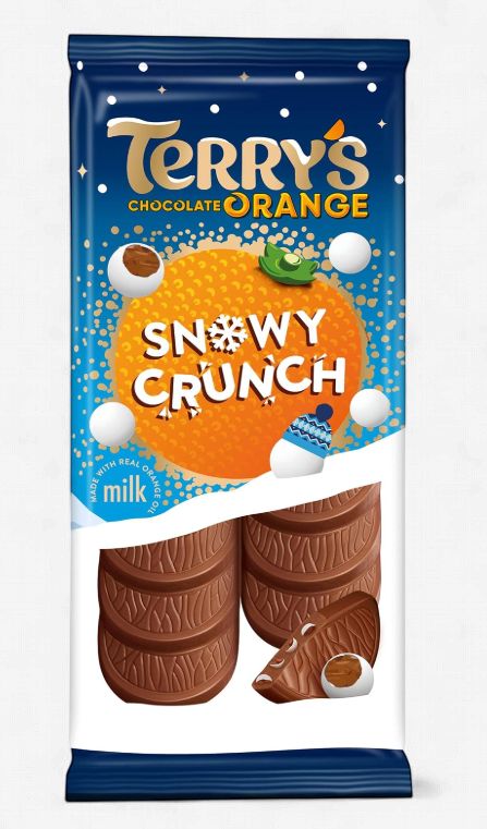 Terry’s Chocolate Orange Snowy Crunch tablet