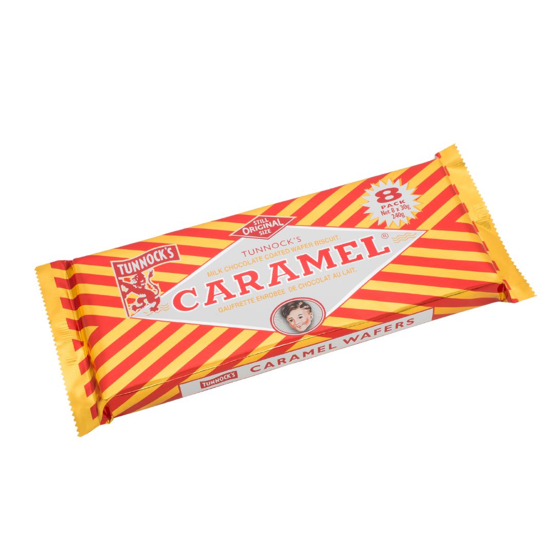 Tunnocks Caramel Wafers 8 pack