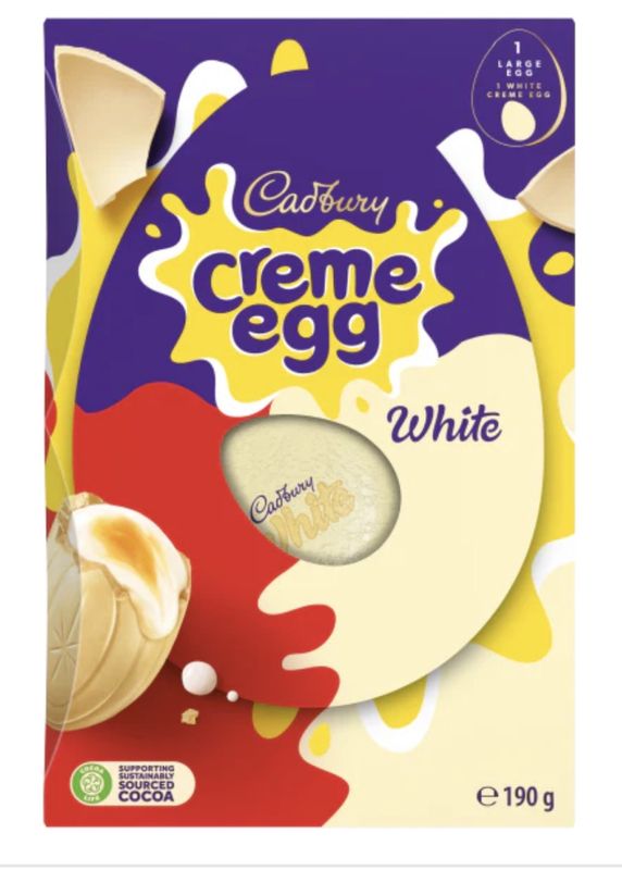 Dairy Milk White Crème Egg, 190g