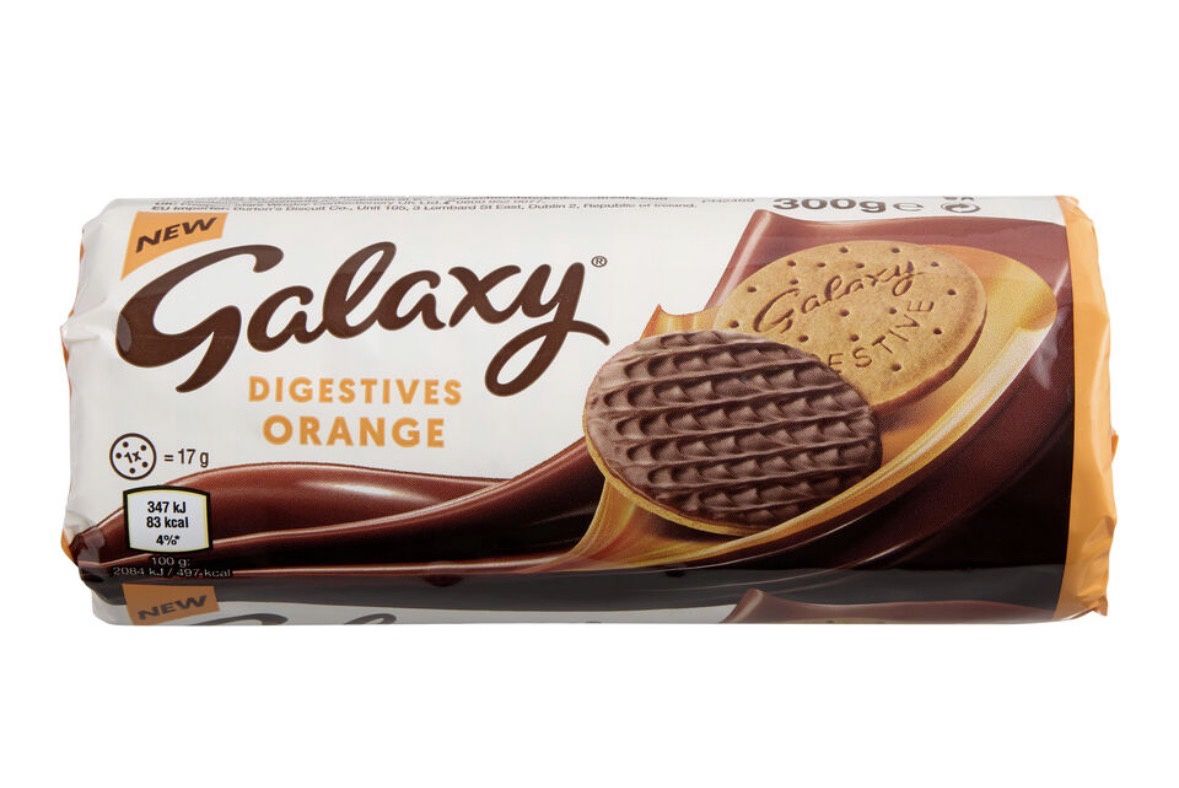 Galaxy Digestives, Orange Chocolate