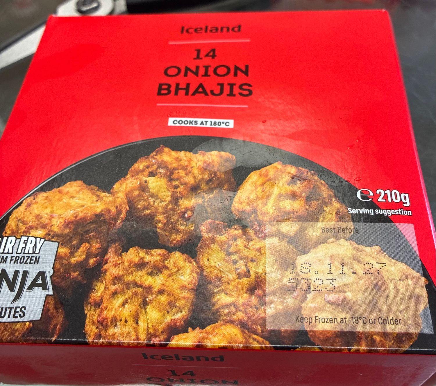 Iceland Onion Bhajis, 210g (approx 14)