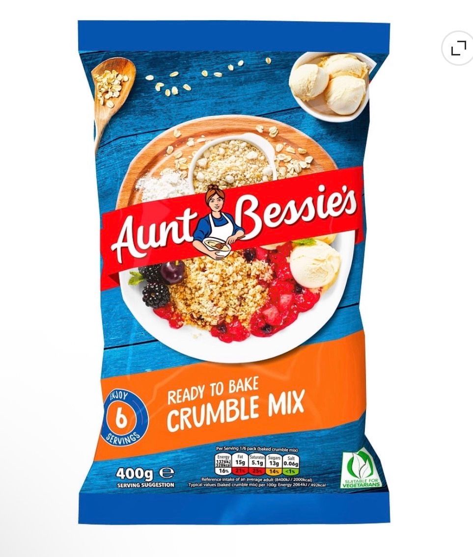 Aunt Bessie’s Crumble Mix